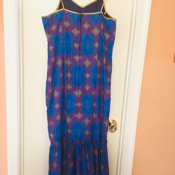 Ankara Spaghetti Strap Midi Dress Size M - Picture 3 of 4